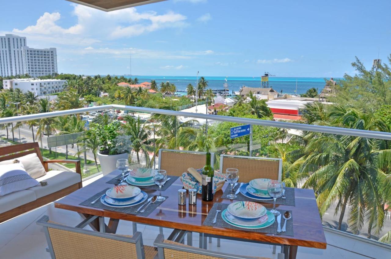 קנקון Takh Sea View Apartment מראה חיצוני תמונה